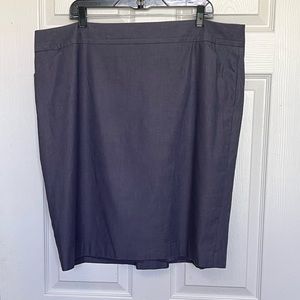Talbots Pencil Skirt in Indigo Blue- Size 20